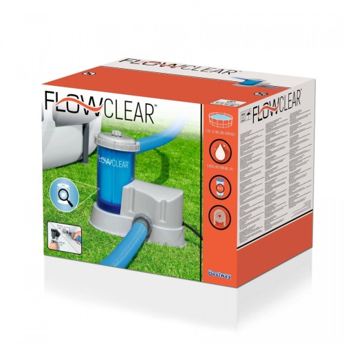 Filtrująca Pompa basenowa FlowClear BESTWAY 5678l/h + Wymienny filtr III