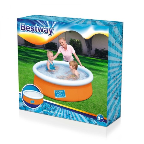 Outdoor pool 5FT 152x38cm BESTWAY Orange
