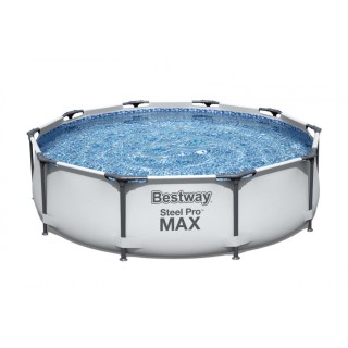 Basen Stelażowy Steel Pro MAX 305x76 Okrągły 10FT BESTWAY DuraPlus FrameLink