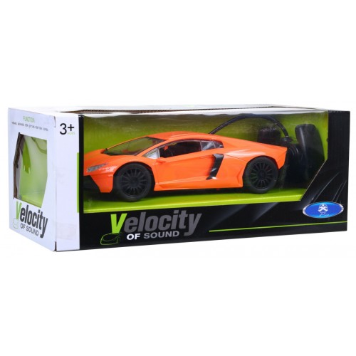 Velocity R/C Samochód Zdalnie Sterowany 1:16 Pomarańczowy