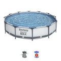 Swimming pool Ceilings 12 ft 366x76 cm SteelPRO 3 in 1 BESTW