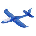 Model Samolotu ze styropianu dla dzieci Niebieski + Ruchomy statecznik + Światełko