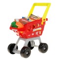 Supermarket dla dzieci 3+ Seledynowy Zabawa w sklep 24 el. Wózek + Towary + Interaktywny skaner