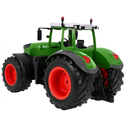Traktor z naczepą dla dzieci 6+ Zdalnie sterowany model 1:16 Ruchome elementy + Dźwięki