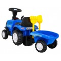 Traktor z przyczepą New Holland T7 Jeździk dla dzieci + Akcesoria + Dźwięki + LED