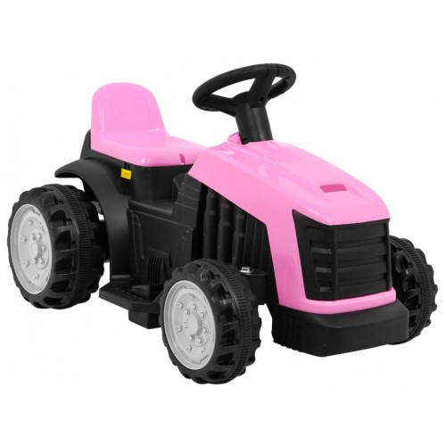 Traktor z Przyczepą Różowy