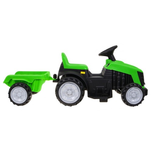 Traktor z Przyczepą Zielony