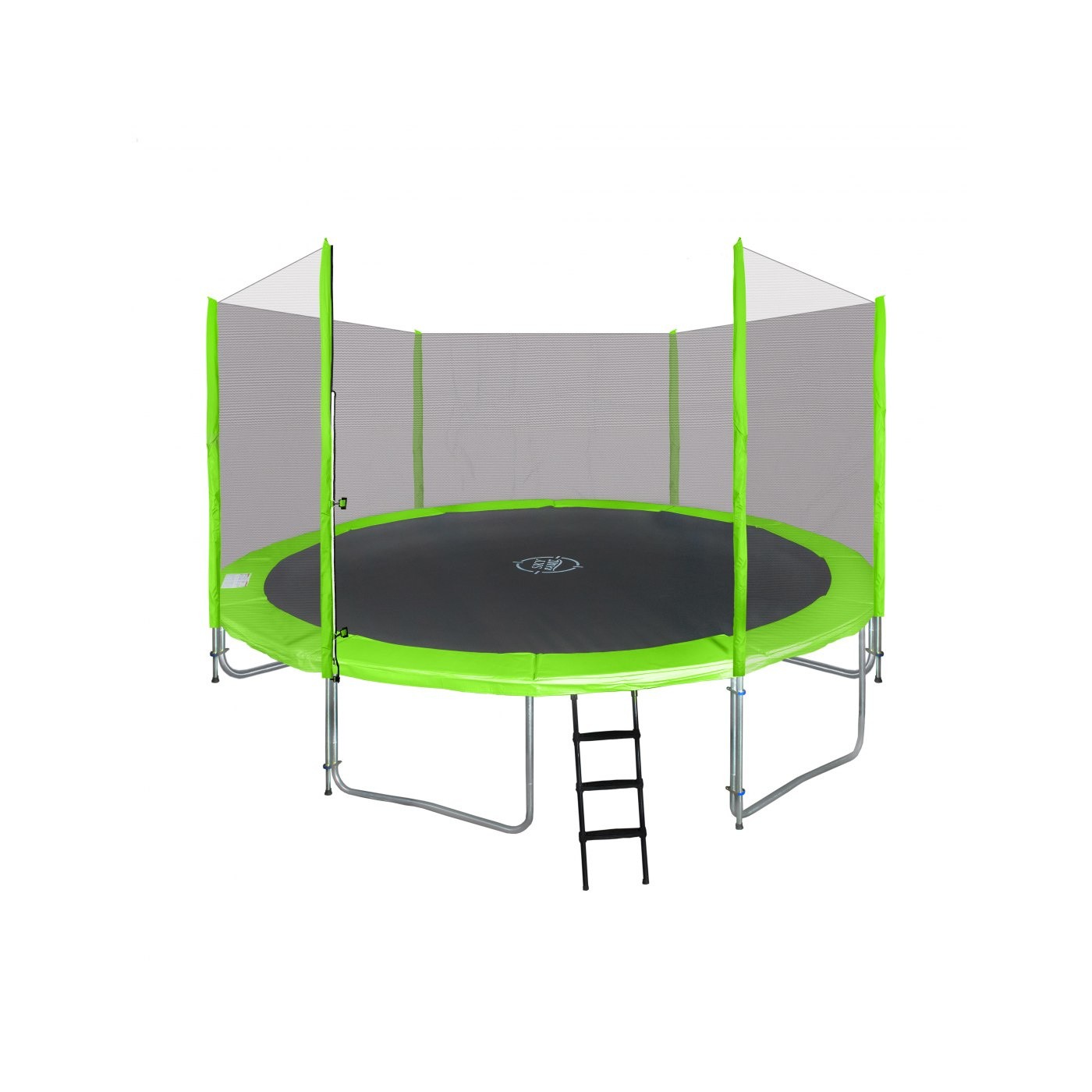 Trampolina ogrodowa SkyRamiz 366cm 12FT dla dzieci Zielony + Akcesoria