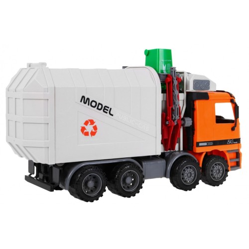 Toy Car Truck Garbage Truck Orange