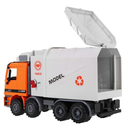 Toy Car Truck Garbage Truck Orange