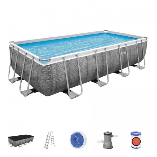 Rack pool 16 x 98FT 488 x 244 x 122 cm Power Steel BESTWAY