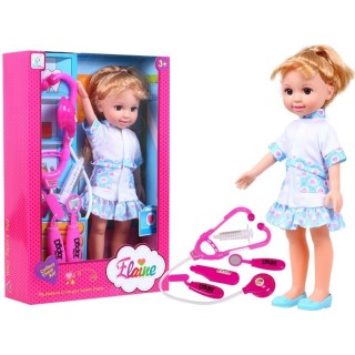 Zestaw Fashion Lalka Pielęgniarka Blondynka