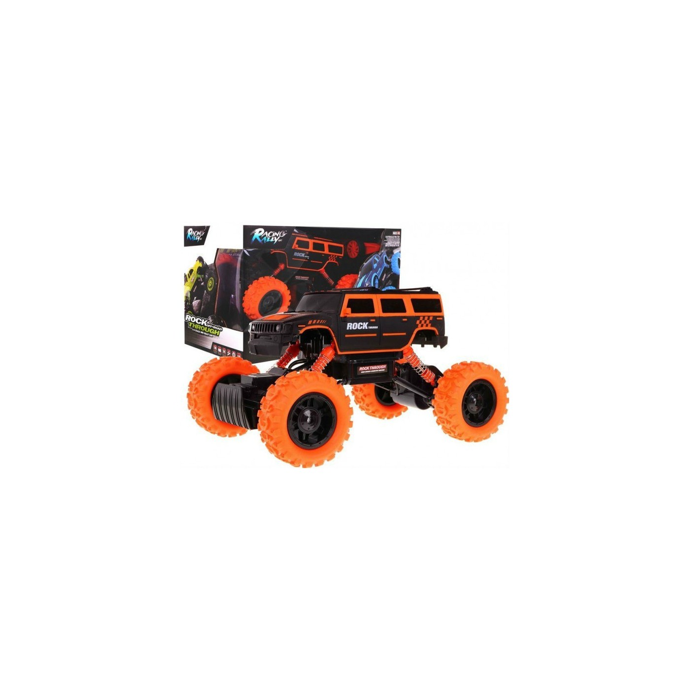 Autko Crawler Rock Through R C 2,4 Ghz Pomarańczowe