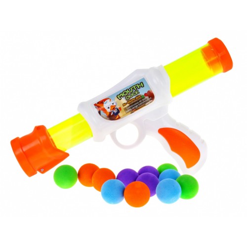 Kaczka z Pistoletem na kulki dla dzieci 8+ Interaktywna gra zręcznościowa + 12 kulek z pianki