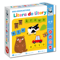 Gra edukacyjna „Litera do litery” dla dzieci 4-8 lat + Nauka układania wyrazów + Nazywanie obrazków
