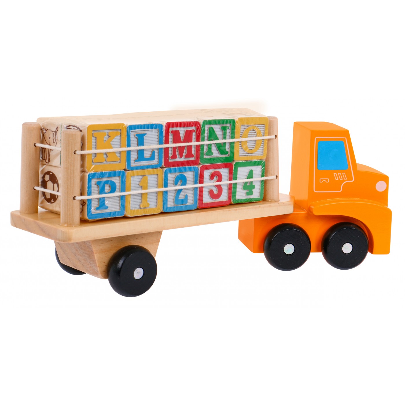Wooden Truck + Bricks
