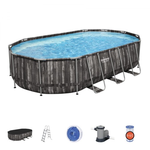 20FT Frame Pool 610 x 366 x 122 cm Power Steel BESTW