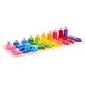 Wooden set of games for learning