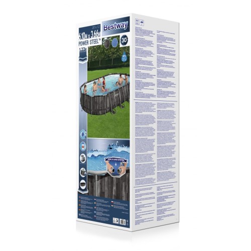 20FT Frame Pool 610 x 366 x 122 cm Power Steel BESTW