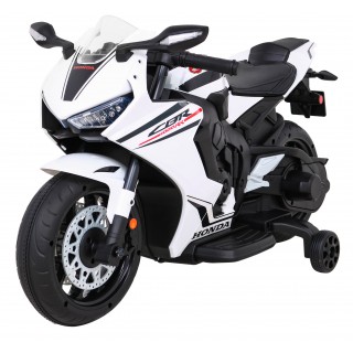Honda CBR 1000RR Motor na akumulator dla dzieci Biały + Dźwięki MP3 + Kółka pomocnicze