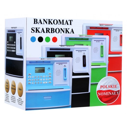 ATM Bankomat Skarbonka PL Czarny