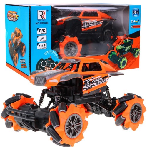 Autko Crawler Rock Through R C 2,4 Ghz Niebieskie