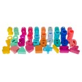 Wooden set of games for learning