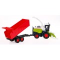 Combine harvester with Trailer