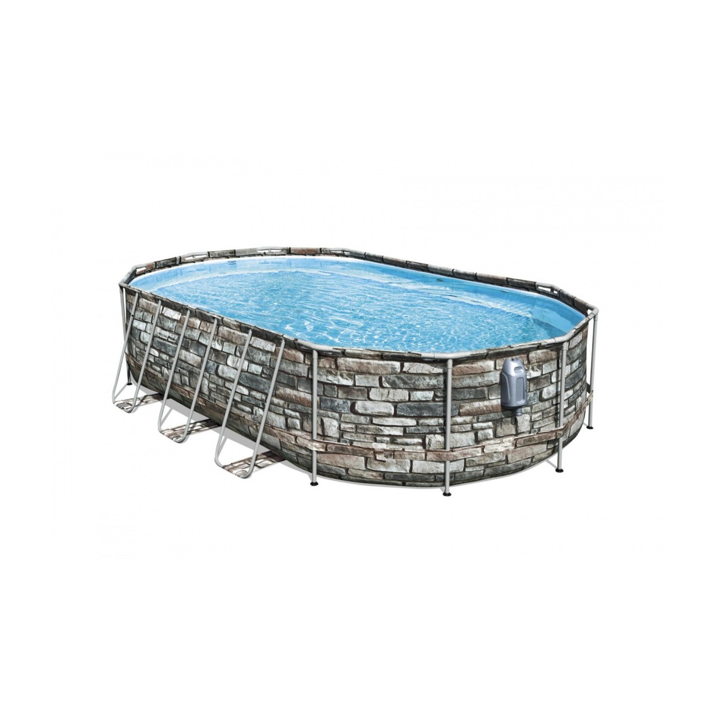 Frame Pool 610cm x 366cm x 122cm, Power Steel Swim