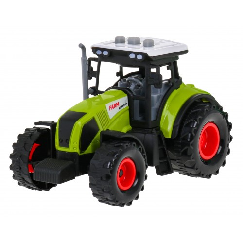 Interaktywny traktor z przyczepą + podajnik ślimakowy dla dzieci 3+ Efekty świetlne dźwiękowe