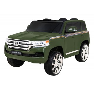 Toyota Land Cruiser na akumulator, Zielony SUV + Pilot + Schowek