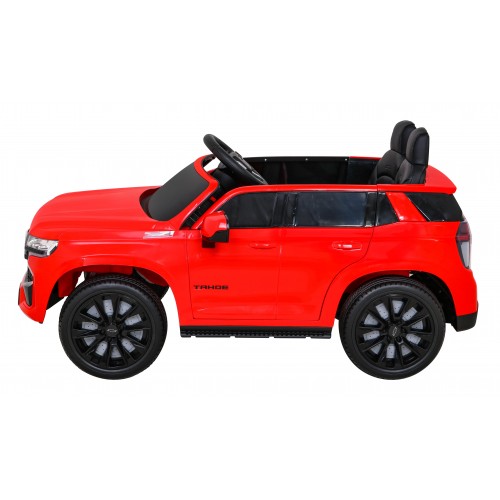 Chevrolet Tahoe Elektryczne Autko dla dzieci Czerwony + Pilot + EVA + Radio MP3 + LED