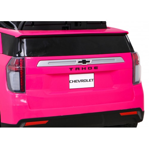Chevrolet Tahoe Elektryczne Autko dla dzieci Różowy + Pilot + EVA + Radio MP3 + LED