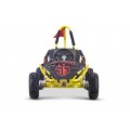 Gokart Fast Dragon na akumulator Żółty 30km/h + Silnik 1000W + Koła pompowane + Regulacja siedzenia + Pasy