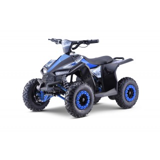 Quad HIPERFECT na akumulator Niebieski 35km/h + Silnik 1000W + Koła pompowane + Regulacja siedzenia