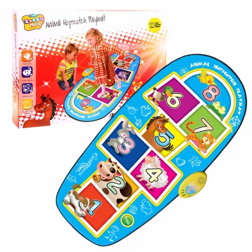 Game Mat Class Animals Blue