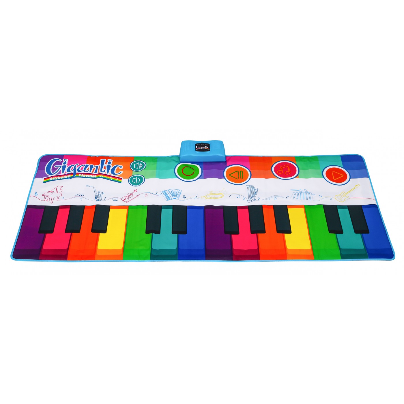 Large Music Mat Super Colorful Keyboard