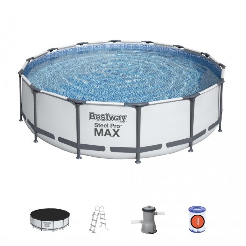 Frame Pool 14 FT 427 x 107 cm Steel Pro Max BESTWAY