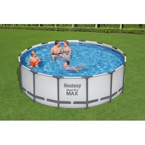 Frame Pool 14 FT 427 x 122 cm STEEL PRO MAX BESTWAY