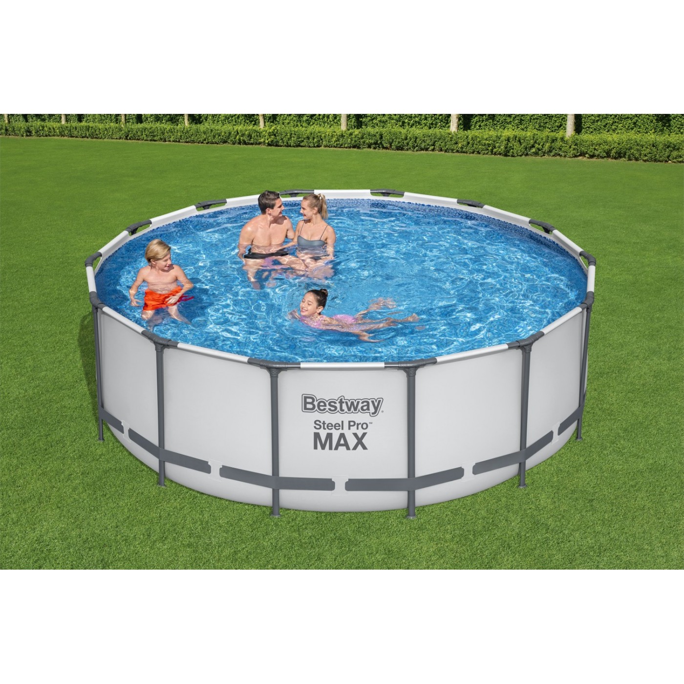 Frame Pool 14 FT 427 x 122 cm STEEL PRO MAX BESTWAY