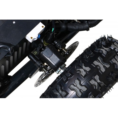 Gokart Fast Dragon na akumulator Niebieski 30km/h + Silnik 1000W + Koła pompowane + Regulacja siedzenia + Pasy