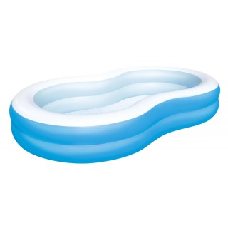 Dmuchany Basen Wielka Laguna dla dzieci 3+ BESTWAY 262x157x46cm