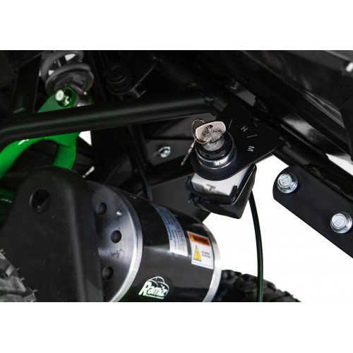 Quad Highper na akumulator Zielony 35km/h + Silnik bezszczotkowy 1000W + Koła pompowane + Regulacja siedzenia