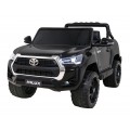 Toyota Hilux na akumulator dla dzieci Czarny Pickup + Napęd 4x4 + Pilot