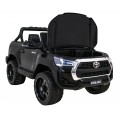Toyota Hilux na akumulator dla dzieci Czarny Pickup + Napęd 4x4 + Pilot
