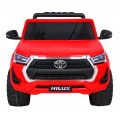 Toyota Hilux na akumulator dla dzieci Czerwony Pickup + Napęd 4x4 + Pilot