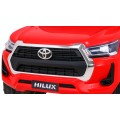 Toyota Hilux na akumulator dla dzieci Czerwony Pickup + Napęd 4x4 + Pilot