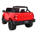 Toyota Hilux na akumulator dla dzieci Czerwony Pickup + Napęd 4x4 + Pilot