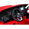 Toyota Hilux na akumulator dla dzieci Czerwony Pickup + Napęd 4x4 + Pilot