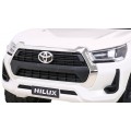 Toyota Hilux na akumulator dla dzieci Biały Pickup + Napęd 4x4 + Pilot + 2 bagażniki